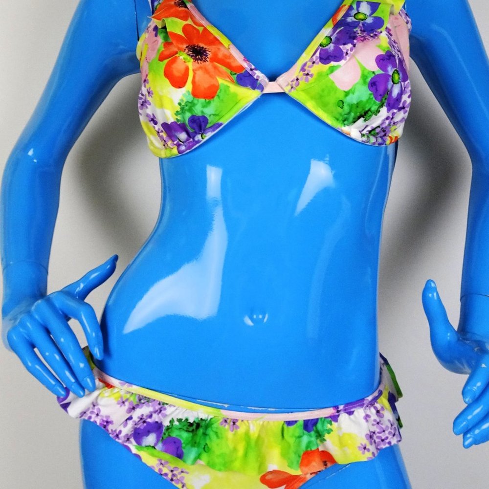 Bond Eye Australia Lotus Floral Ruffle Bikini DD M